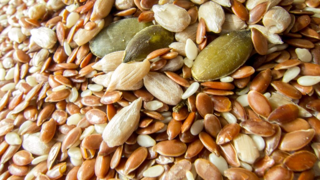 Balance hormonal con ciclo de semillas